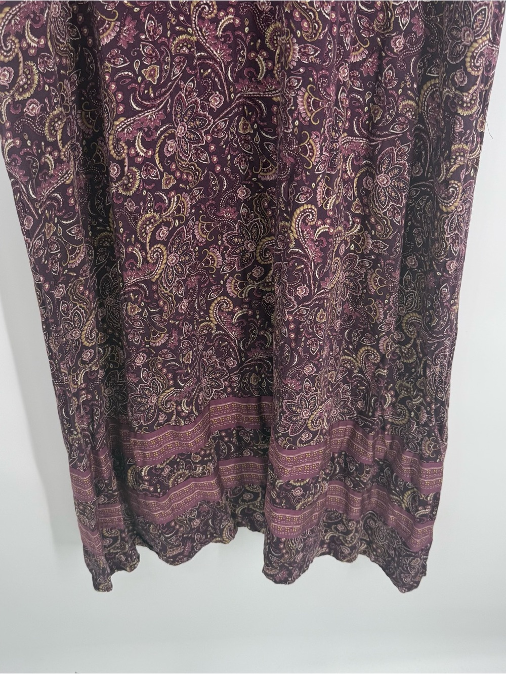 Pure J. JILL Purple Paisley Floral EcoVero Satin Maison Midi Dress Size 2X - Picture 4 of 12